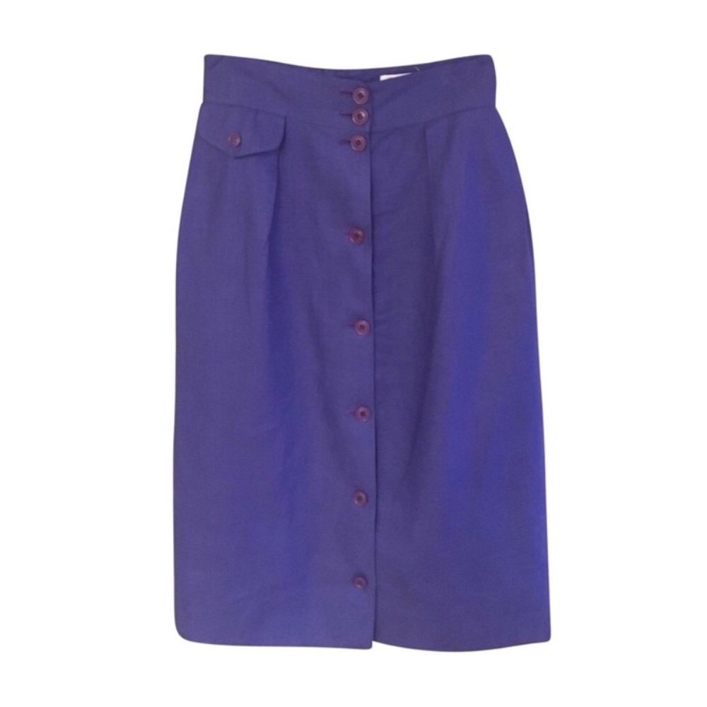 RARE NWOT Vintage Gucci Linen Pencil Skirt